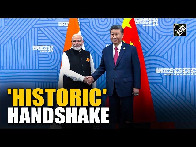 'Historic handshake': PM Modi holds meeting with Chinese President Xi Jinping at BRICS Summit