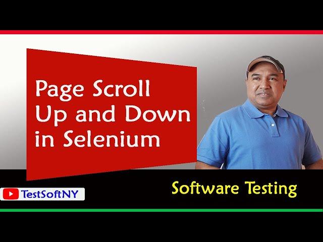 How to Page scroll up and down in Selenium WebDriver?