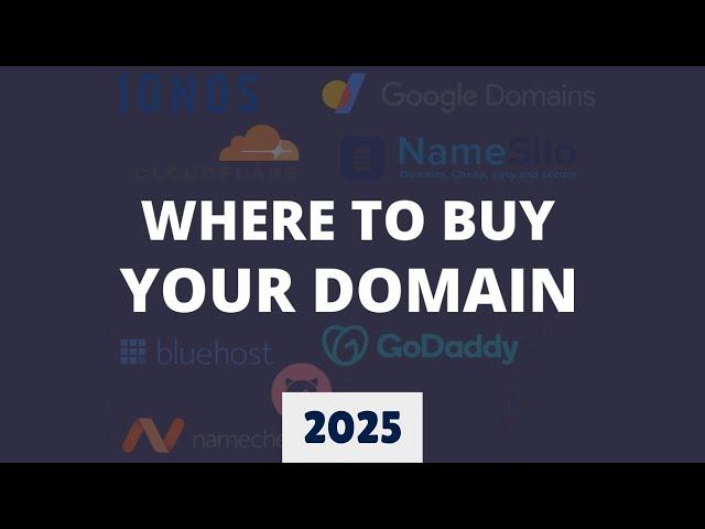 Where to Buy a Domain in 2025? (Best Domain Name Registrars 2025)