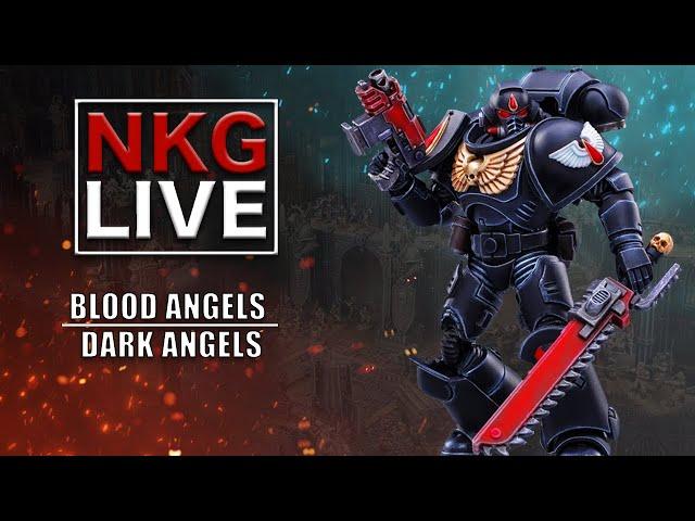 Blood Angels vs Dark Angels - Warhammer 40K battle report | NKG Live