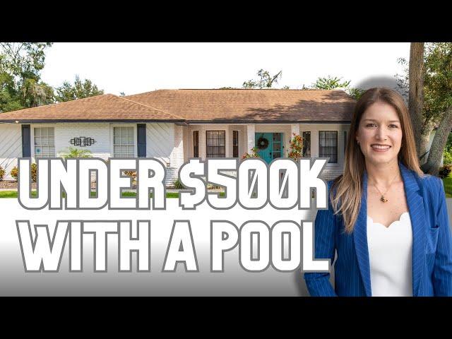 Orlando Home Under $500k  with a Pool and Big Backyard| Living in Orlando - Apopka