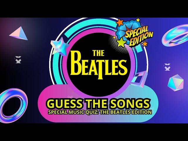 Guess the BEST Beatles Song!  Fun Music Quiz for Fans 