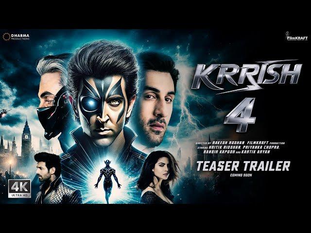 KRRISH 4 : Resurrection - Trailer | Hrithik Roshan, Ranbir Kapoor, Priyanka | IMAX 4D | T-series