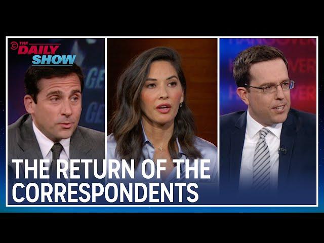 Former Correspondents Steve Carell, Olivia Munn, Ed Helms, Rob Corddry & Wyatt Cenac Return to TDS