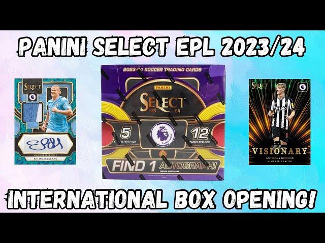 Panini Select Premier League 2023/24 International Box Opening! Peacock Autograph hit!