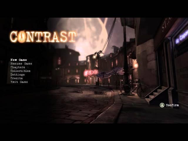 Contrast (PC) - Opening song and title screen