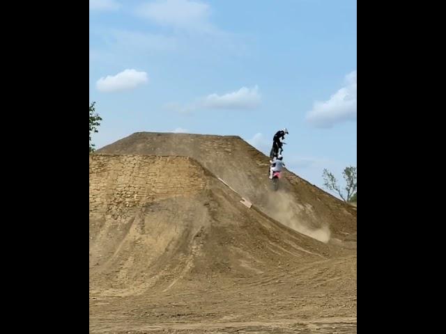 13 YEAR OLD HITS BIGGEST JUMP EVER ON A SUPERMINI!