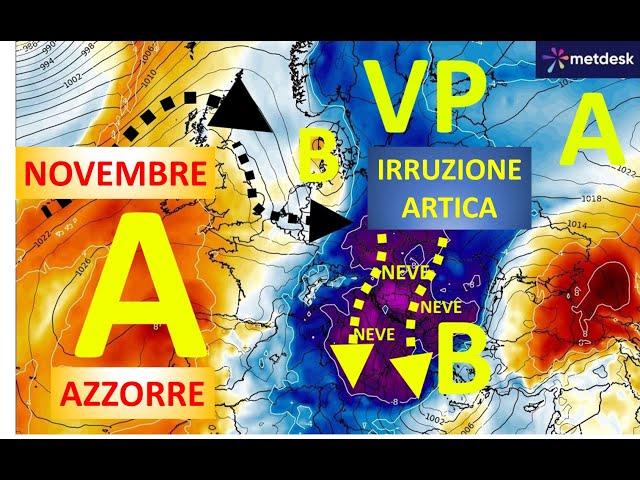 METEO - MIGLIORA AL NORD, MENO AL SUD, MA NOVEMBRE PORTA SORPRESE FREDDE, IPOTESI SULL' INVERNO !!