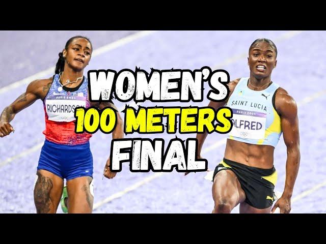 Sha'Carri Richardson vs Julien Alfred II FINAL Women's 100 meters Olympic Games Paris 2024