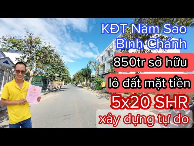 đất nền Bình Chánh 5x20 có shr bán rẻ do ngộp ngân hàng | bán nhà Bình Chánh giá rẻ mới nhất 2022