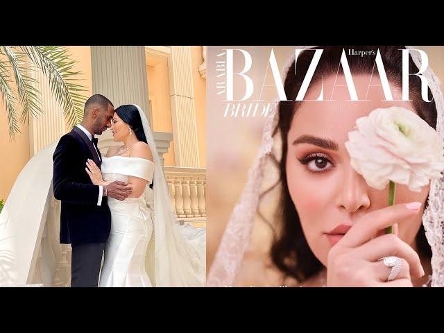 Behind the Scenes of my Harpers Bazaar Bridal Cover Shoot! | Mona Kattan