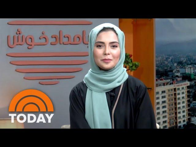 Afghanistan’s Female Morning TV Show Anchor Is Back On The Air