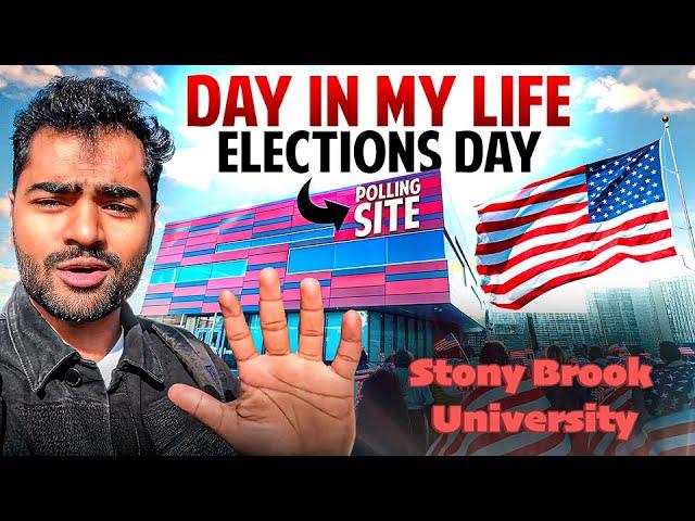 A Day in My Life  | During US Elections 2024 | Stony Brook University | తెలుగు Vlog