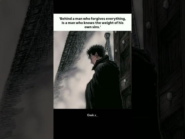 "Behind the man who forgives everything, is a man who knows the weight of his own sin."