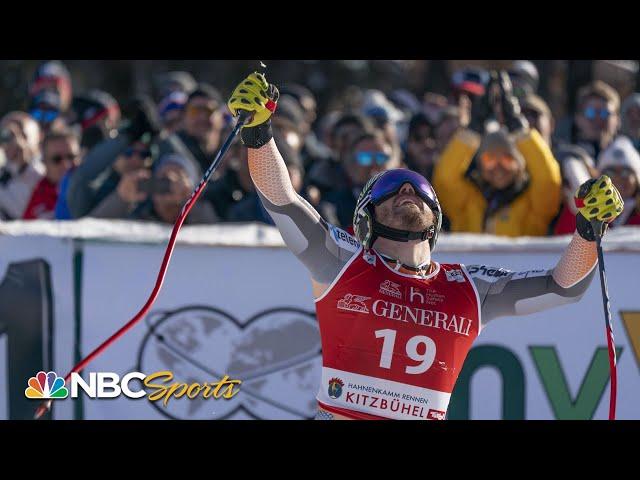 Jansrud triumphs in Kitzbuhel Super G | NBC Sports