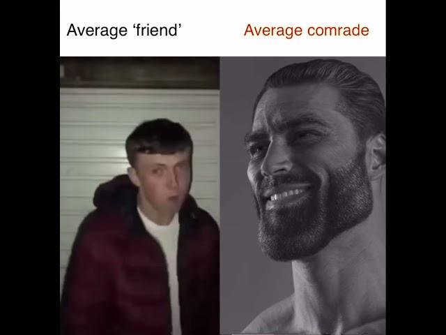 Average Friend vs Average Comrade