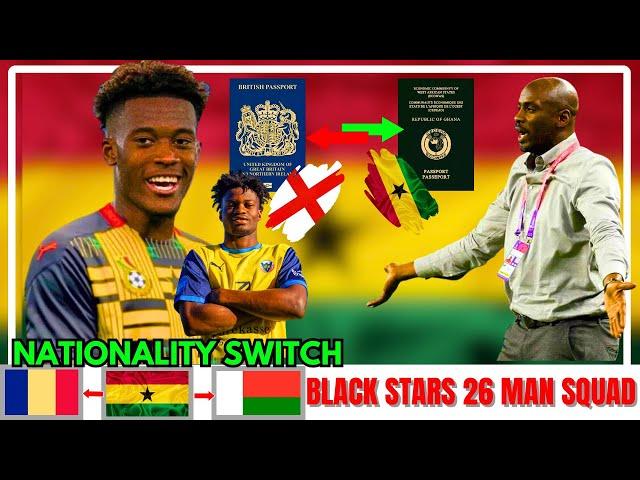 Callum Hudson-Odoi nationality switch Black Stars top 10 best players ahead of World Cup qua