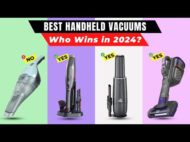 Best Handheld Vacuums 2024 [watch before you buy]