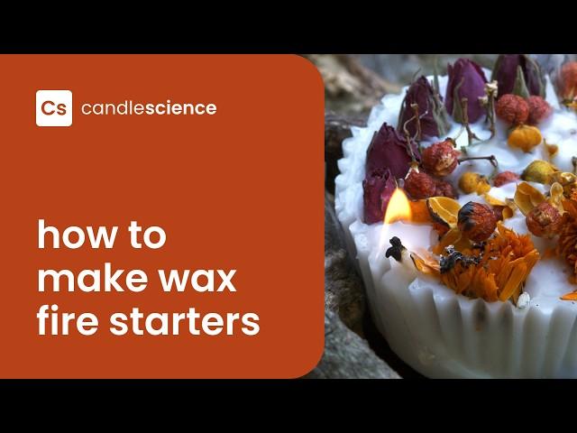 How to Make Wax Fire Starters | DIY Fire Starters | Candle Making, DIY Crafts, Gift Ideas