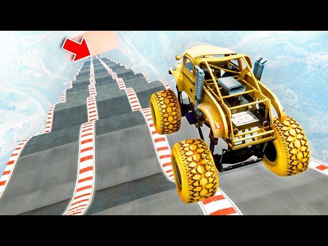 Crazy GTA 5 MEGA RAMP Gameplay - Supercars, Bike & Off-road Vehicles | GTA Gameplay for TikTok