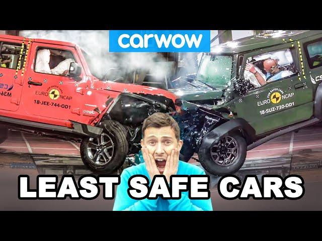 The LEAST SAFE new cars to CRASH in!