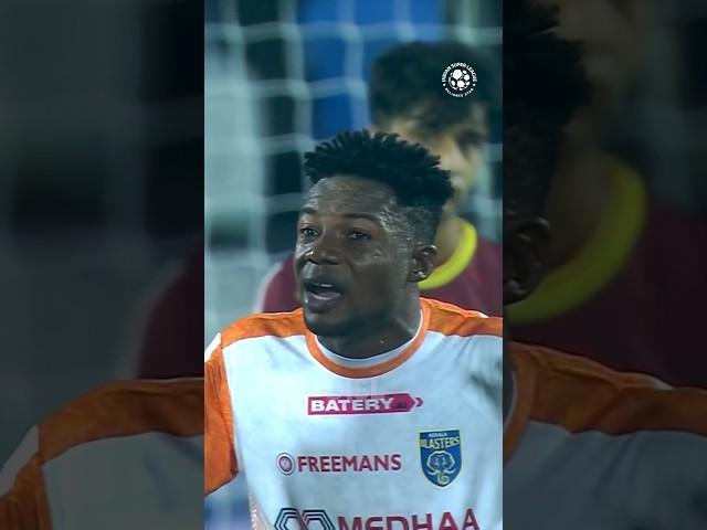 Frustration, joy, and everything in between for #KwamePeprah! #MCFCKBFC #ISL #KeralaBlasters #shorts