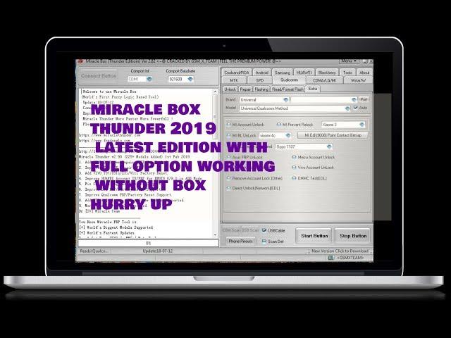 miracle box thunder crack latest edition with full option working without box