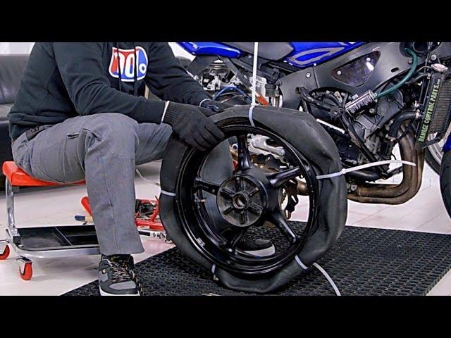 How to Change Motorcycle Tire with Ziptie