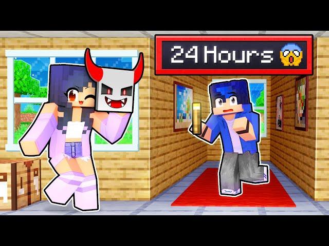 SCARING My Friends for 24 HOURS in Minecraft!