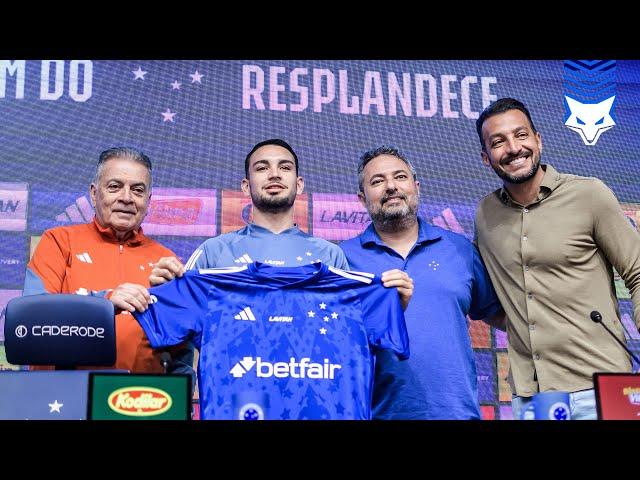 ALEXANDRE MATTOS APRESENTA FABRIZIO PERALTA, NOVO MEIO-CAMPO DO CRUZEIRO