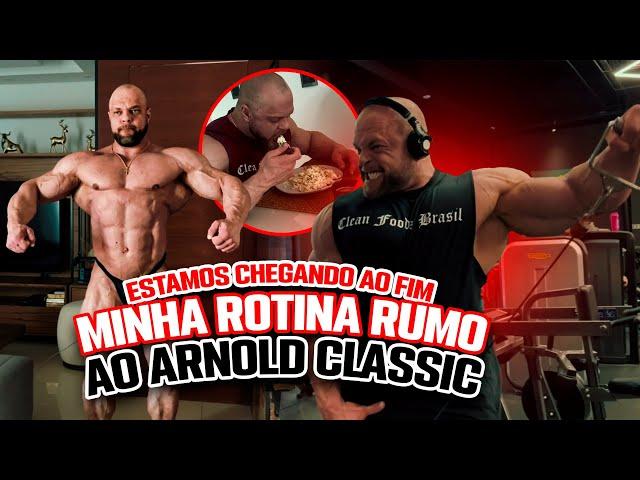 MINHA ROTINA | 2 semanas para o Arnold Classic