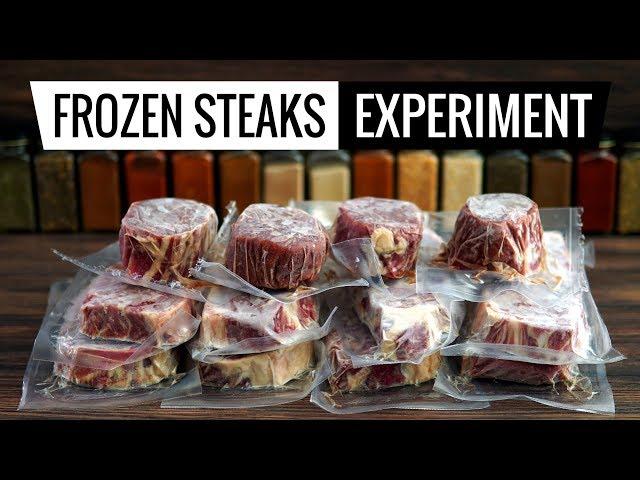 Frozen Steaks Experiment - What's Best for Sous Vide?