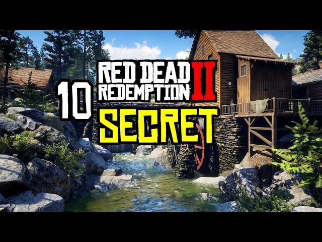 10 SECRETS That Are Very Hard To Find in Red Dead Redemption 2