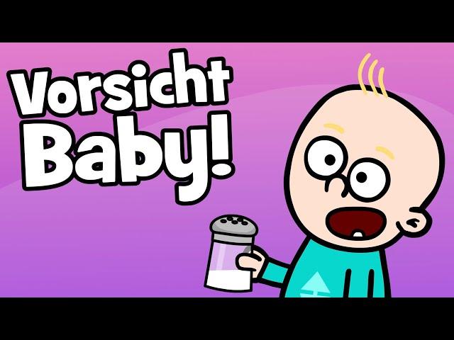   Kinderlied Geschwister: Aufs Baby aufpassen - Vorsicht Baby - Hurra Kinderlieder