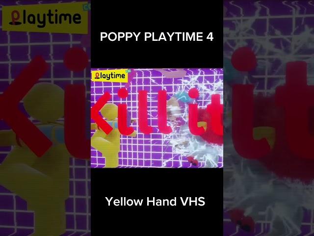 Poppy Playtime Chapter 4 Yellow Hand VHS #poppyplaytimechapter4 #yellowhand