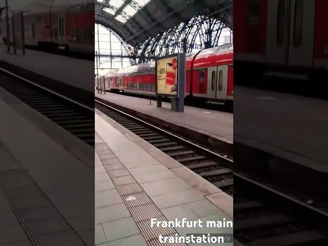 Frankfurt main train station,Germany#frankfurt