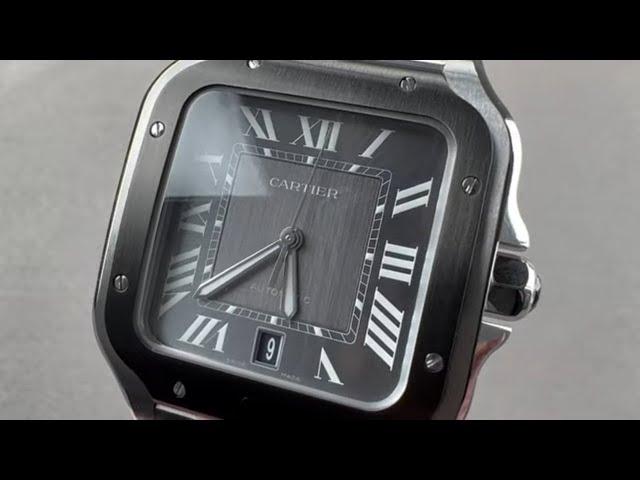 Cartier Santos de Cartier Large Grey ADLC WSSA0037 Cartier Watch Review