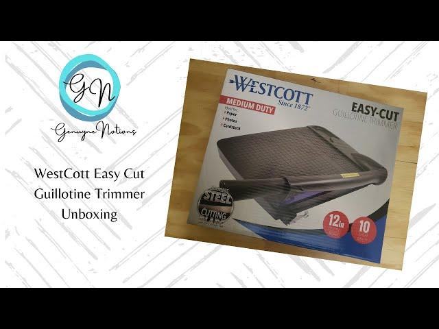 WestCott Easy Cut Guillotine Trimmer unboxing