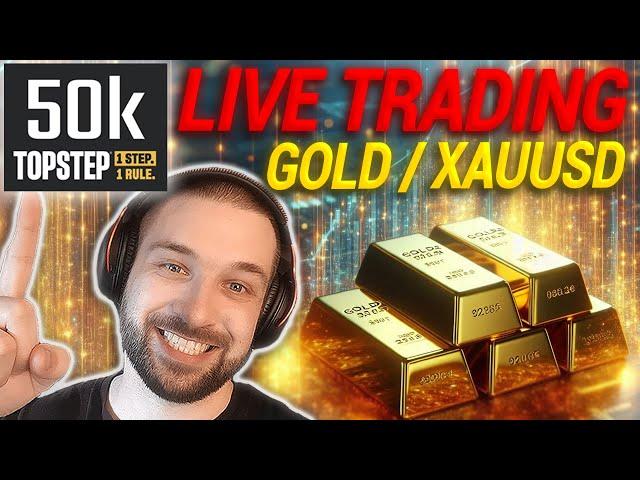 LIVE TRADING50.000$ Futures Trading Challenge GOLD XAUUSD NASDAQNEW YORK Trading Session!