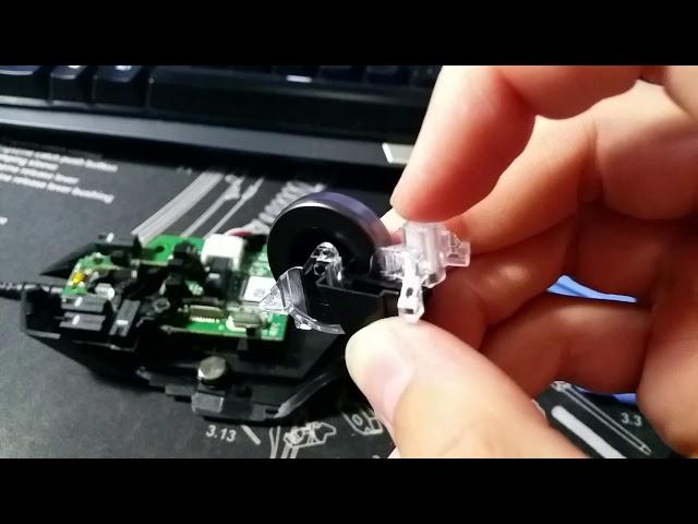 Logitech G502 Scroll Wheel Mechanism