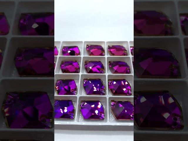 Стразы пришивные Cosmic Violet blue 13*17мм 12 шт. AEVsport