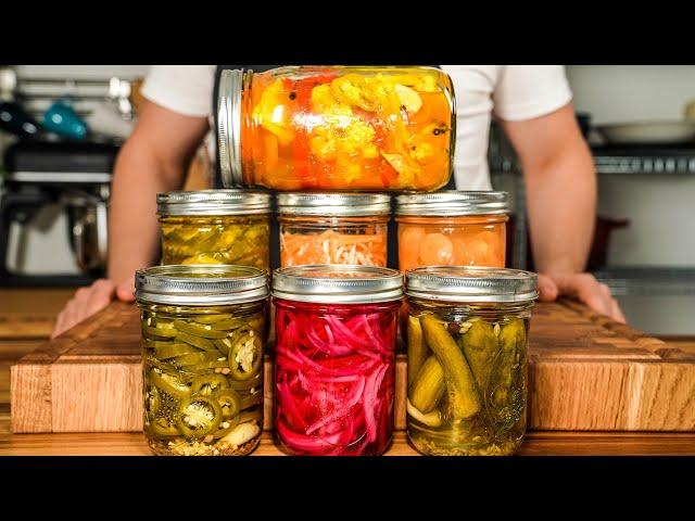 חמוצים | איך להכין חמוצים ביתיים בקלות (6 סוגים)