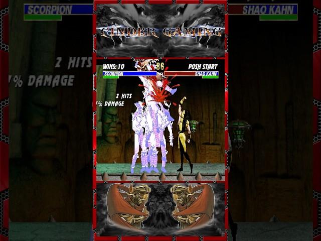 Scorpion Vs Shao Kahn - A Fight That Rocks The Tower!