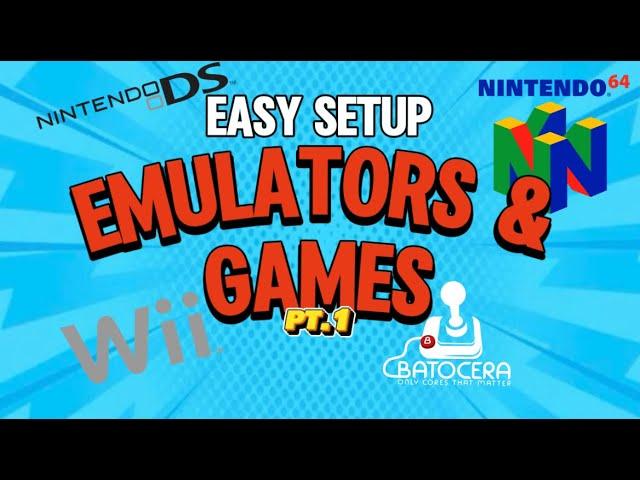 How To Emulator Setup Batocera PT.1 (N64,NDS,Wii)