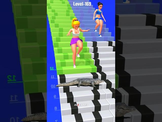 Dance Stairs Race Thrills 169  Baby Elephant #funny #viralshort #mobilegame #crush  @rmigamerz