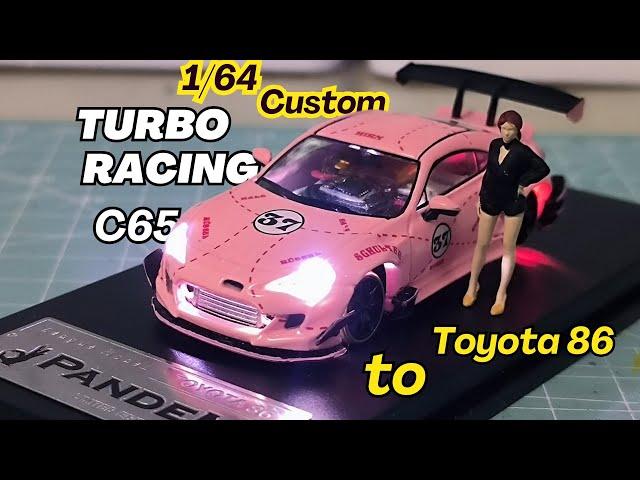 【1/64】Turbo Racing C65 Custom Toyota 86 Shell | 【1 64 Diecast to miniRC】