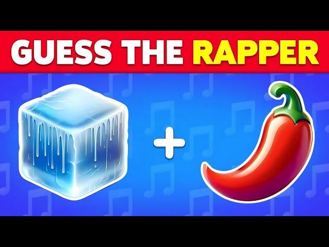 Guess The Rapper by Emoji!  | Ultimate Emoji Quiz