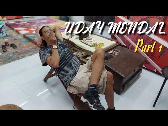 UDAY MONDAL | Part 1 | Artist in Studio | Contemporary Indian Artist | Videography by Govind Makwana