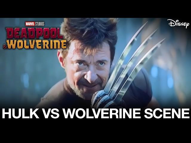 HULK Vs Wolverine Cameo Scene | Deadpool & Wolverine (2024)