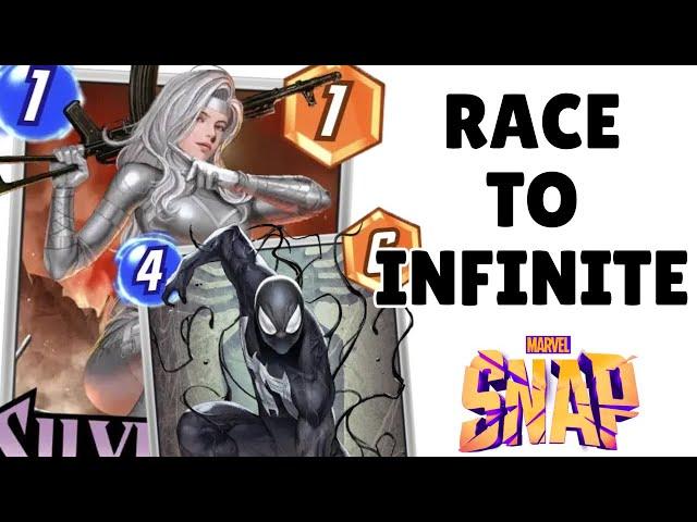 Infinite Rush [Take 2] | Silver Sable + Symbiote Spider-Man Testing l Marvel Snap Stream